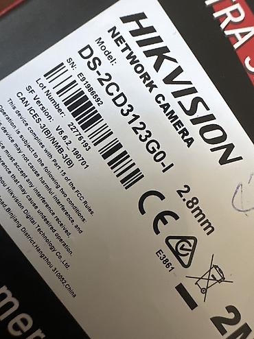 data nomreler: Hikvision DS-2CD3123G0-I 2MP IP PoE Kamera (2.8mm). Heç işlənməyib — 3