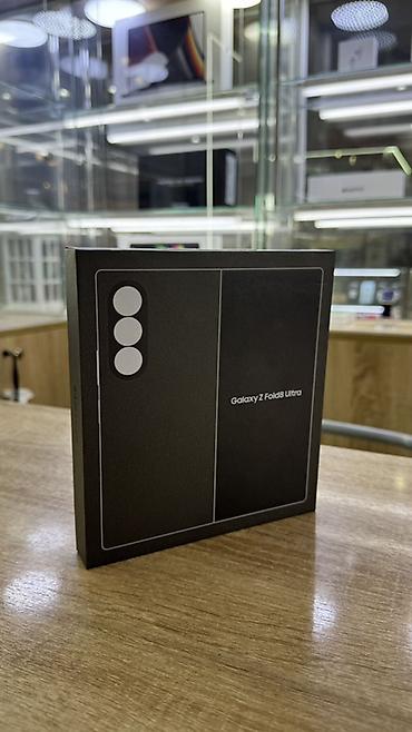 Уюлдук телефондор жана аксессуарлар: Samsung Galaxy Z Fold7, Жаңы, 512 ГБ, түсү - Кара, Бөлүп төлөө менен, 2 SIM — 1