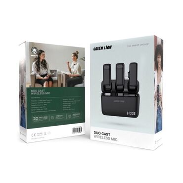 Триммеры: Петличный микрофон от бренда Green lion Duo Cast wireless microphone