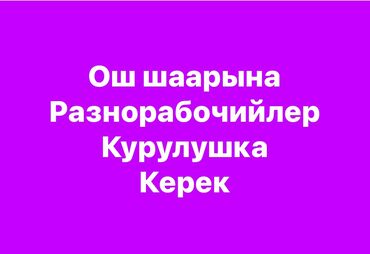 клатка койгонго балдар керек: Талап кылынат Ар түрдүү жумуштарды жасаган жумушчу, Төлөм Бир айда эки жолу, Тажрыйбасыз