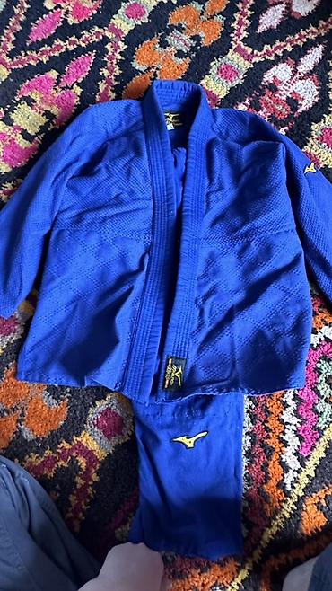 уни формы: Форма для дзюдо/бразильского джиу-джитсу Mizuno, синие без ремень — 1