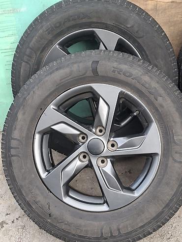 Колеса в сборе 215 / 70 / R 16, Лето, Б/у, Комплект, Легковые, Литые, отверстий - 5 at lalafo.kg Колеса в сборе 215 / 70 / R 16, Лето, Б/у, Комплект, Легковые, Литые, отверстий - 5