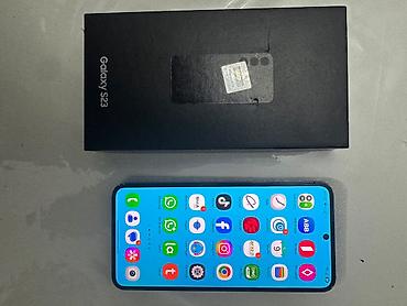 telefon note 10: Samsung Galaxy S23, 256 ГБ, цвет - Черный, Сенсорный, Отпечаток пальца, Беспроводная зарядка — 1