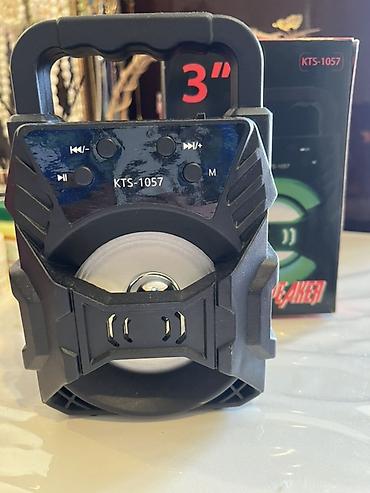Audio: KTS-1057 portativ Bluetooth dinamik - 3" (3 düym) dinamik - Üst — 1