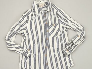 bawełniane bluzki w paski: Koszula Damska, F&F, XS, stan - Dobry