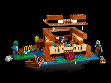 Игрушки: Lego Minecraft 21256 Лягушачий домик 🐸 рекомендованный возраст 8+,400 at lalafo.kg — 3 Игрушки: Lego Minecraft 21256 Лягушачий домик 🐸 рекомендованный возраст 8+,400 — 3