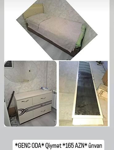 usaq mebel desti: Gənc otağı mebel dəsti Dəst tərkibi: - Tək nəfərlik çarpayı — 1