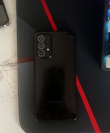 телео: Samsung Galaxy A52, Б/у, 256 ГБ, цвет - Черный, 2 SIM