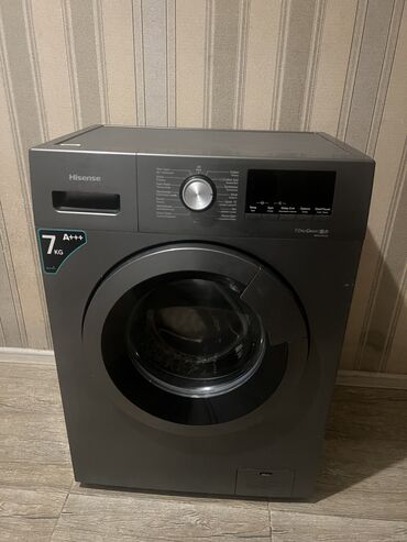 işdenmiş paltar yuyan: Paltaryuyan maşın Hisense, 7 kq, İşlənmiş, Avtomat, Qurutma var, Kredit yoxdur, Ünvandan götürmə