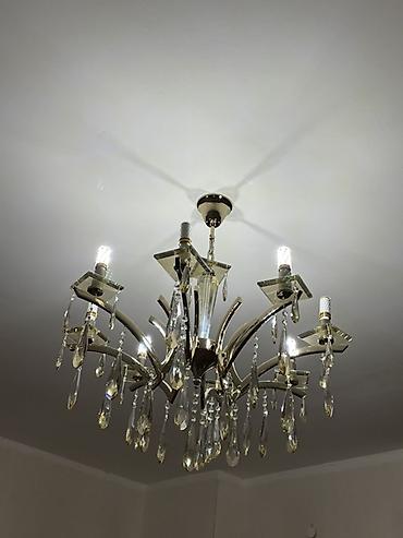 şamdan al: Çılçıraq, 8 lampa, Xrustal — 3