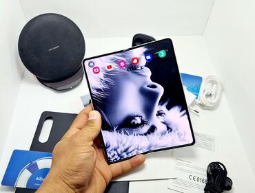 iphone xr цена в бишкеке бу: Samsung Galaxy Z Fold 5, Б/у, 512 ГБ, цвет - Черный, eSIM, 2 SIM, 1 SIM