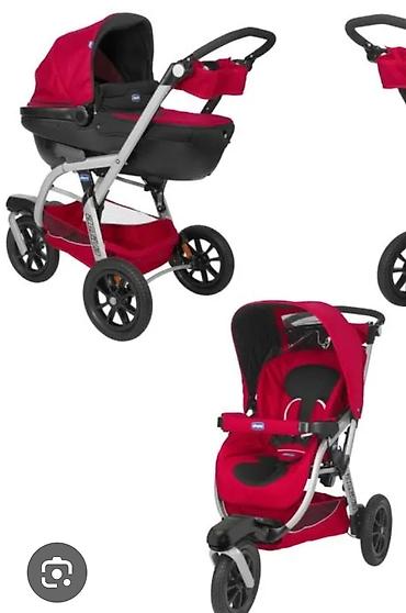 Коляскалар: Коляска Chicco Aktiv3 в комплектации (люлька и прогулочный блок) — 1