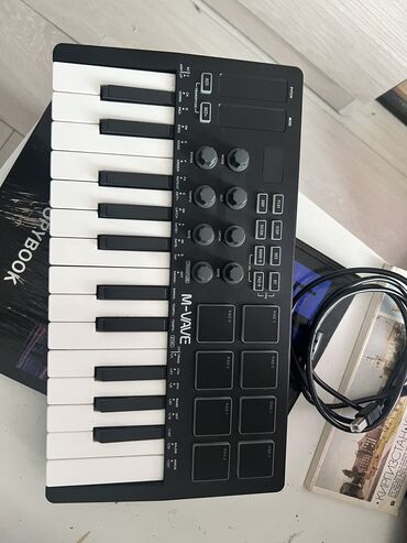 аппарат музыкальный: MIDI клавиатура от M-vave SMK-25 25 клавиш 8 пэдов Led подцветка