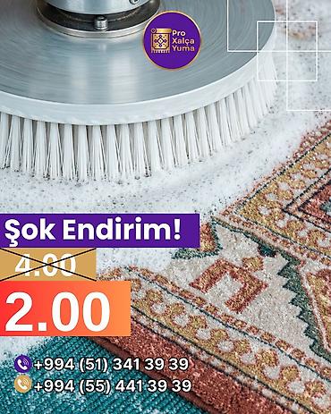 xalca sifarişi: Xalçaların yuyulması | Xalçalar Ünvandan götürmə, Pulsuz çatdırılma — 1