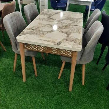 Masa və oturacaq dəstləri: Mətbəx üçün, Yeni, Açılan, Dördbucaq masa, 4 stul — 11