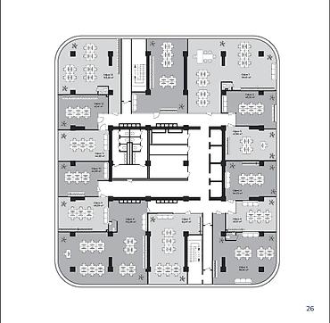 beta stores: Продажа офисов 43 м², Без ремонта, Бизнес центр, 6 этаж — 2