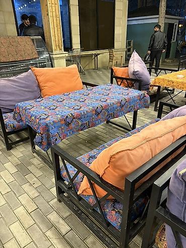 bag mebellerinin satisi: Kafe və ya terras üçün uyğun mebel dəsti. Bunu döşəysiz yastığsız — 1