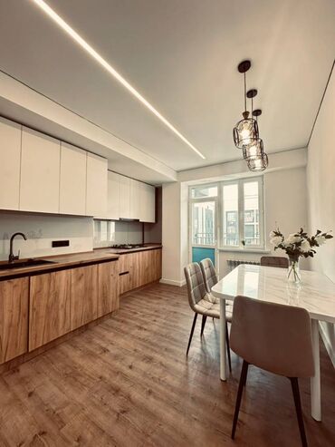 недостроенные дома в бишкеке: 1 комната, 45 м², Элитка, 9 этаж, Дизайнерский ремонт