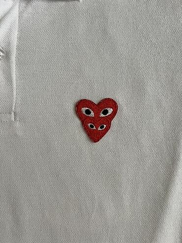 fredd perry: Белое поло PLAY Comme des Garçons - Классический крой с отложным — 3