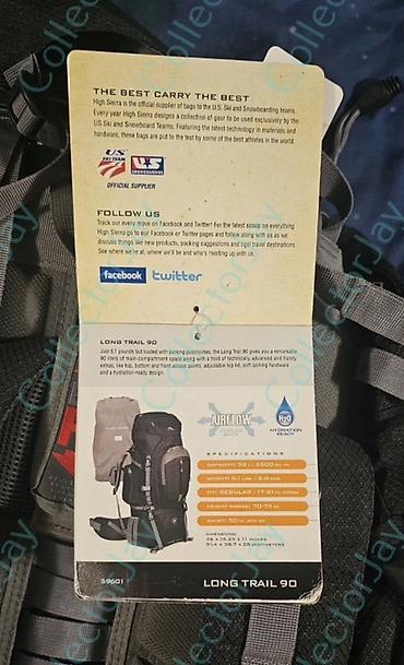 Туристические рюкзаки: Туристический рюкзак High Sierra Long Trail 90L (Frame Pack) — 5