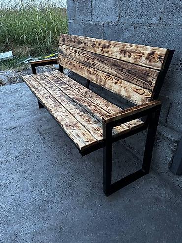 Скамейка Со спинкой, Без крыши