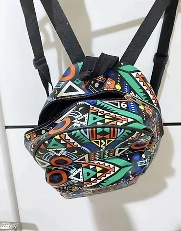 mini cross: Uşaq üçün Rəngarəng naxışlı mini bel çantası (backpack) - Dizayn — 2