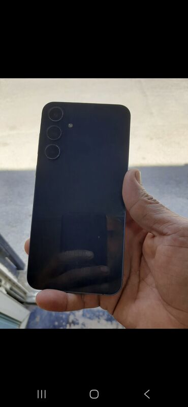 Samsung Galaxy A55, 128 ГБ, цвет - Синий, Сенсорный, Отпечаток пальца, Две SIM карты