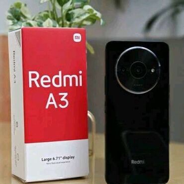 телефон режим 8: Redmi, Redmi A3, Жаңы, 64 ГБ, 2 SIM