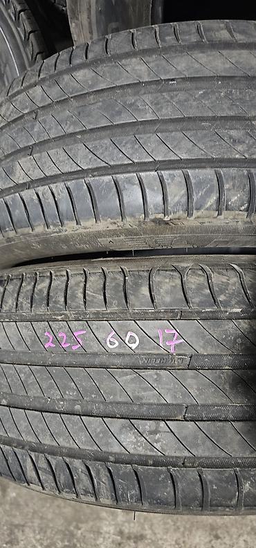 Шины 225 / 60 / R 17, Лето, Б/у, Пара, Легковые, Германия, Michelin