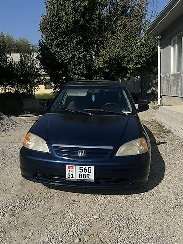 салон хонда: Honda Civic: 2002 г., Бензин, Седан — 1