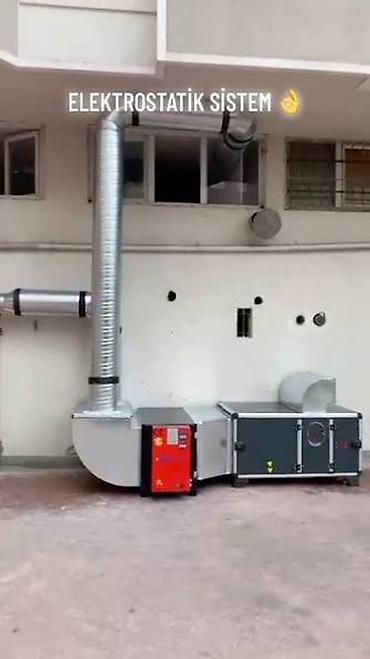 hava fanları: Elektrostatik hava təmizləmə və havalandırma sistemi - Mətbəx tüstüsü — 1