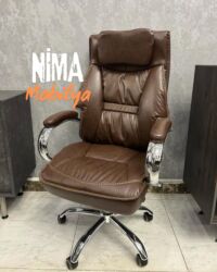 Ofis və oyun kresloları: Yeni, Təkərli, Qolları tənzimlənir, Dəri — 6