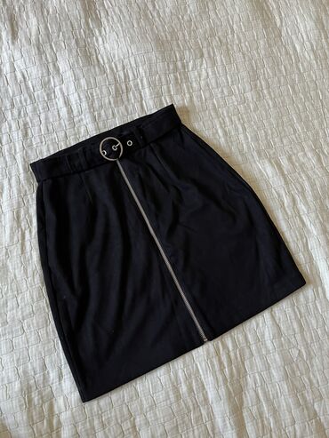 Skirts: S (EU 36), Mini, color - Black