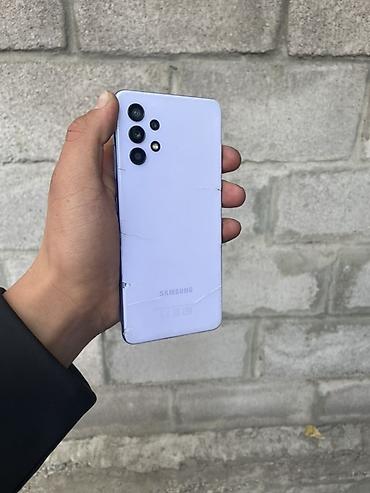 xbox 360 game: Samsung Galaxy A32, Б/у, 128 ГБ, цвет - Фиолетовый, 2 SIM — 1