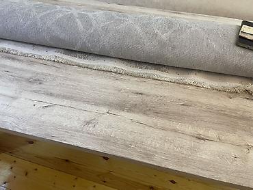 perla stol: Masa – geniş və möhkəm taxta fakturalı yemək/iş masası - Material — 3