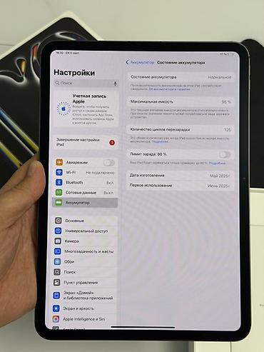 ноутбуки asus бишкек: Планшет, Apple, эс тутум 256 ГБ, 11" - 12", 5G, Колдонулган, Классикалык түсү - Боз — 6