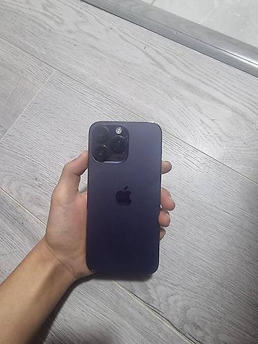 IPhone 14 Pro Max, Б/у, 128 ГБ, Deep Purple, Коробка, 90 % at lalafo.kg IPhone 14 Pro Max, Б/у, 128 ГБ, Deep Purple, Коробка, 90 %