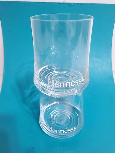 для виски: Набор стеклянных стаканов Hennessy + хрустальные салатники - 2 — 2
