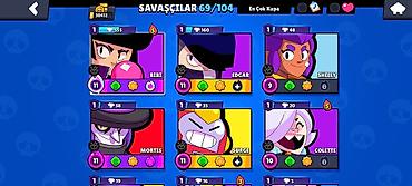 oyuncaq it: Brawl Stars oyunu üçün yüksək səviyyəli hesab - Kupa yolu: 30 412 - — 2