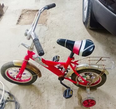 3 tekerli velosiped satilir: İşlənmiş Dörd təkərli Uşaq velosipedi 12", Ünvandan götürmə
