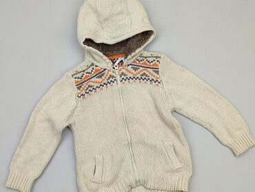 sweterek ażurowy biały: Sweterek, 5-6 lat, 110-116 cm, stan - Dobry