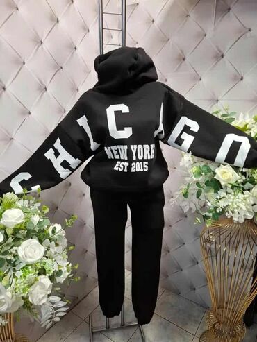 Gornji i donji deo: Duks trenerka komplet – ženski - Dvodeleni komplet: dukserica sa — 5