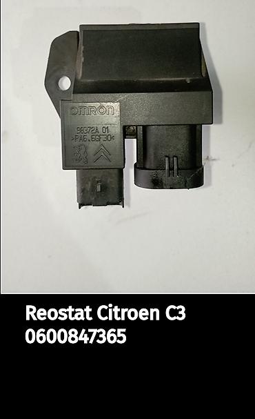used citroen c2: Reostat ventilatora kabine za Citroën C3 - Proizvođač: Omron - Oznake — 1