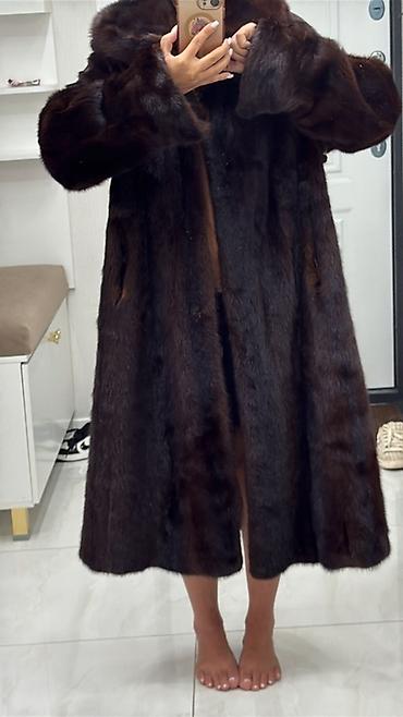 бронзовый: Шуба, Длинная модель, XL — 4