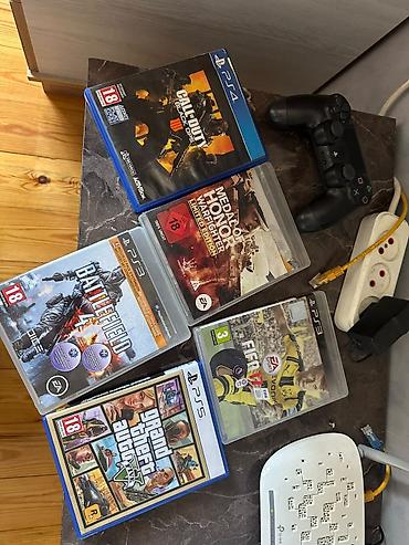 Oyun diskləri və aksesuarlar paketi Ps5 gta 5 Ps4 callofdusty Ps3