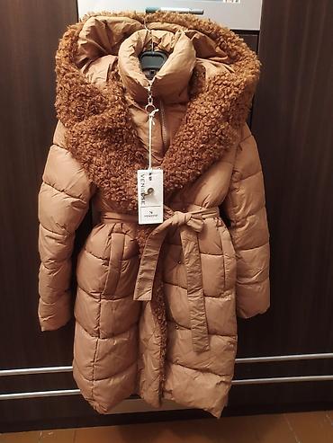 Kurtkalar: VENIDISE Collection qadın qış paltosu - Model: uzun, quilted (şişmə) — 3