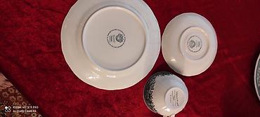 yaşıl çay: Çay dəsti, rəng - Yaşıl, Farfor, Villeroy & Boch, Almaniya — 7