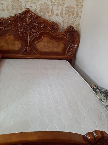 uwag carpayisi: İşlənmiş, İkinəfərlik çarpayı, Bazasız, Matras ilə, Siyirməsiz — 4