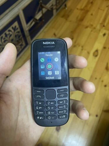 Adapterlər: Nokia 106, rəng - Qara, Düyməli