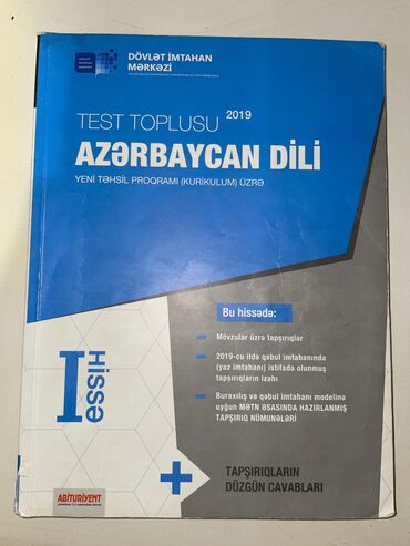 Kitablar, jurnallar, CD, DVD: ✅3AZN✅ Azərbaycan dili 1 ci hissə və 2 ci hissə 
Hərəsi 3 AZN